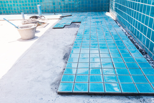 Swimming Pool Under Construction